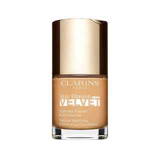 Clarins Skin Illusion Velvet 110N Foundation: Natural Finish, Matte Complexion, Lightweight 30ml Liquid - Trusted Quality Clarins Skin Illusion Velvet Foundation - Matte, Natural Finish Clarins foundation, Skin Illusion Velvet, 110N foundation, matte foundation, liquid foundation, 30 ml foundation, Clarins makeup, natural finish foundation, foundation, makeup, cosmetics, light skin tone foundation, neutral undertone foundation, velvet finish foundation, smooth finish foundation, flawless complexion, beauty,