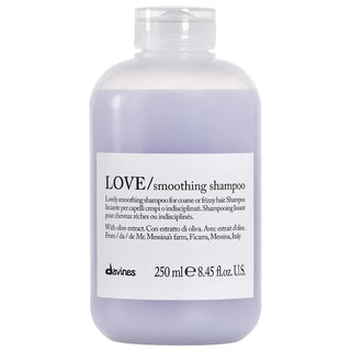 LOVE Smoothing Shampoo for Frizzy Hair - Vegan, Sulfate-Free, with Minuta Olive Extract LOVE Smoothing Shampoo - Vegan & Sulfate-Free for Frizzy Hair smoothing shampoo, frizzy hair care, vegan shampoo, sulfate-free shampoo, olive extract hair benefits, hair smoothing, frizz control, vegan hair care, clean beauty, gentle shampoo, nourishing shampoo, sleek hair, shiny hair, manageable hair, hair care for curly hair, hair care for coily hair, hair care routine