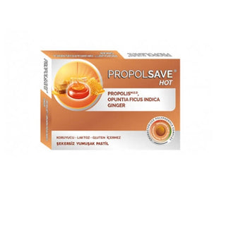 Propolsave HOT Propolis & Ginger 12 Lozenges