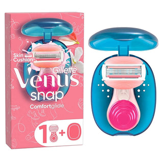 gillette venus comfortglide snap breeze razor, travel size gillette razor for women, compact women's razor with travel case Gillette Venus ComfortGlide Snap Breeze Razor - Travel Size Gillette Venus ComfortGlide Snap Breeze Razor gillette, women-razor, travel-size-razor, comfortglide, smooth-shave, portable-razor, shaving, beauty, personal-care, ai-generated