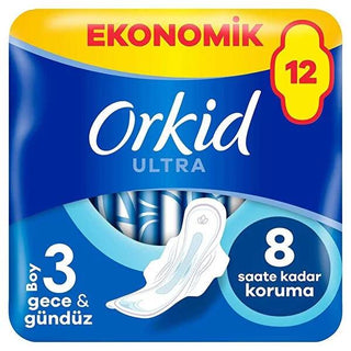 Orkid Ultra Extra Hijyenik Ped Gece Ekonomik Paket 12'li - Ultra Thin Sanitary Pads for Menstrual Protection Orkid Ultra Hijyenik Ped - Best Sanitary Pads for Women Hijyenik Ped, Menstrual Protection, Orkid Ultra, Gece Ekonomik Paket, Dermatologically Tested, Ultra Thin Sanitary Pads, Women's Health, Menstrual Hygiene, Sanitary Products, Feminine Care, Period Protection