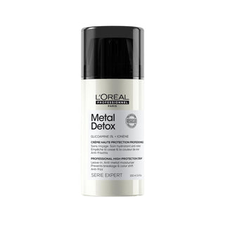 Loreal Professionnel Paris Metal Detox High Protection Cream for Hair Care - 3.38 fl oz Loreal Paris Metal Detox Cream for Hair Protection Loreal Professionnel Paris, Metal Detox, Hair Care, High Protection Cream, Professional Hair Products, Hair Detox, Protective Hair Treatment, Professional Hair Care, Hair Protection, Hair Health