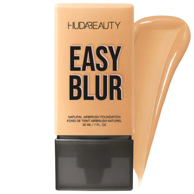 Huda Beauty Easy Blur Natural Airbrush Foundation with Niacinamide - Lightweight, Non-Comedogenic, Vegan & Cruelty-Free 