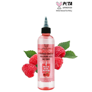 Ashley Joy Raspberry Hair Vinegar & Hyaluronic Acid Hair Tonic: Shine, Detangle & Hydrate - Natural Anti-Frizz, Moisturizing Hair Treatment (8.45 fl oz) Ashley Joy Raspberry Hair Vinegar: Shine & Hydration hair vinegar, hair tonic, hyaluronic acid hair, raspberry hair product, hair shine product, anti frizz hair tonic, detangling hair treatment, moisturizing hair tonic, Ashley Joy hair product, hair care, dry hair, frizzy hair, shine, detangle, moisturize, raspberry, hyaluronic acid, hair treatment, hair he