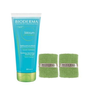 Bioderma Sebium Foaming Gel Facial Cleanser for Oily Skin - 200ml, Paraben-Free, Non-Comedogenic