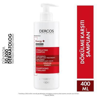 Vichy Dercos Energising Anti Hair Loss Shampoo: Strengthens Hair & Revitalizes Scalp, Paraben-Free Formula Vichy Dercos: Anti Hair Loss Shampoo - Strengthen & Revitalize hair loss shampoo, anti hair loss shampoo, shampoo for hair thinning, paraben free shampoo for hair loss, Vichy Dercos Energising, shampoo to prevent hair loss, hypoallergenic shampoo hair loss, hair loss treatment, hair thinning shampoo, paraben-free, hypoallergenic, Aminexil, Vitamin B5, Arginine, scalp health, hair care, healthy hair, ha