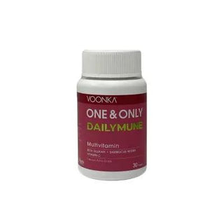 Voonka Dailymune Multivitamin Supplement Tablets, Bottle of Voonka One Only Dailymune Multivitamin Voonka One Only Dailymune Multivitamin - Daily Immune Support | 30 Tablets Voonka Dailymune Multivitamin - Daily Immune Support voonka, multivitamin, immune-support, daily-vitamins, health-supplement, vitamin-c, elderberry, zinc, beta-glucan, ai-generated