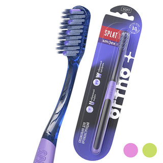 Splat Smilex Ortho+ Soft Bristle Orthodontic Toothbrush for Braces Care Splat Smilex Ortho+ Soft Bristle Orthodontic Toothbrush orthodontic toothbrush, braces toothbrush, Splat Smilex Ortho+, soft bristle toothbrush, orthodontic oral care, oral hygiene, braces care, gentle cleaning, effective cleaning, daily oral care, orthodontic appliances, gum care, tooth enamel care