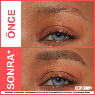 Maybelline New York Build a Brow 2-in-1 Eyebrow Pencil & Gel - Long Lasting, Easy 2-Step Eyebrow Makeup Solution Maybelline Build a Brow 2-in-1 Eyebrow Pencil & Gel eyebrow pencil, eyebrow gel, Maybelline Build a Brow, long-lasting eyebrow makeup, 2-in-1 eyebrow product, cosmetic, beauty, makeup, grooming, brow care, brow products, makeup essentials, beauty routine, cosmetics, brow gel, brow pencil, Maybelline, New York, Build a Brow