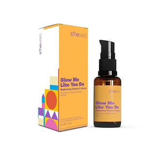 She Vec Vitamin C Serum: Glow Me Like You Do - Antioxidant Protection, Blemish Reduction, & Skin Brightening - 30ml She Vec Vitamin C Serum: Brighten Skin, Reduce Blemishes Vitamin C Serum, Antioxidant Serum, Skin Brightening Serum, Blemish Reduction Serum, Anti-Aging Serum, Hyperpigmentation Serum, Uneven Skin Tone Treatment, Facial Serum for Dark Spots, Niacinamide Serum, Ferulic Acid Serum, Vitamin C, Antioxidant, Skin Brightening, Blemish Reduction, Anti-Aging, Hyperpigmentation, Uneven Skin Tone, Dark 