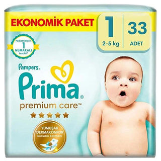 Prima Baby Diapers Premium Care Newborn Size 1 - 33 Count, Soft & High Absorbency Diapers for Newborns Prima Newborn Diapers - Soft & High Absorbency Baby diapers, Newborn diapers, Premium baby care, Soft diapers, High absorbency diapers, Prima baby diapers, Newborn essentials, Baby care products, Diaper solutions, Parenting essentials
