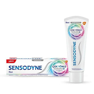 Sensodyne Advanced Whitening Multi Protection Toothpaste: Sensitivity Relief, Dentist Recommended, & Comprehensive Oral Care 75ml Sensodyne Whitening Toothpaste: Sensitivity Relief & Oral Care Sensodyne toothpaste, sensitivity toothpaste, whitening toothpaste, toothpaste for sensitive teeth, oral care toothpaste, dentist recommended toothpaste, plaque removing toothpaste, teeth whitening toothpaste, sensitive teeth, teeth whitening, oral hygiene, fresh breath, cavity protection, gum health, strong enamel, m