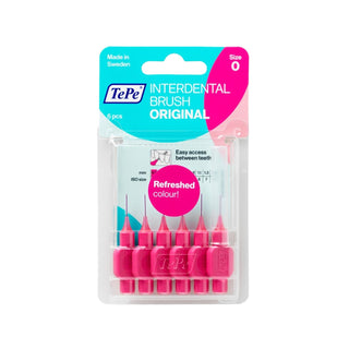 Tepe Interdental Brush 0.4mm Pink Pack of 6 - Effective Oral Hygiene Tool for Tight Spaces Tepe Interdental Brush 0.4mm Pink - Oral Hygiene interdental brush, Tepe brand oral care, 0.4 mm interdental brush, pink interdental brushes pack, dental hygiene tools, orthodontic oral care, oral hygiene, dental care, interdental cleaning, Tepe interdental brushes, pink interdental brushes, dental hygiene products