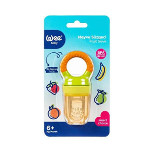 Wee Baby Fruit Feeder & Teether - Safe, Silicone Infant Food Feeding Pacifier for Introducing Fruits & Soothing Gums (6+ Months) Wee Baby Fruit Feeder - Safe Teething & Food Introduction for Babies baby fruit feeder, infant food feeder, teething feeder, baby teething toy, safe baby feeding, fruit feeding pacifier, vegetable feeder for baby, baby food supplement, silicone baby feeder, baby gum soother, baby food, fruit feeder, teether, infant feeder, baby feeding supplies, baby teething, baby gum relief, new