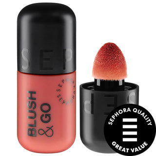 Blush & Go Longwear Matte Liquid Blush: Vegan, Cruelty-Free Lip & Cheek Tint - Buildable, Transfer-Proof Color Blush & Go Longwear Matte Liquid Blush - Vegan Lip & Cheek Tint Liquid blush, Matte blush, Longwear blush, Vegan blush, Cruelty-free blush, Lip and cheek tint, Buildable blush, Transfer proof blush, Recyclable blush packaging, blush, lip tint, cheek tint, matte finish, long-lasting, vegan, cruelty-free, buildable, transfer-proof, recyclable, makeup, cosmetics, beauty, face makeup, cheek makeup, gif
