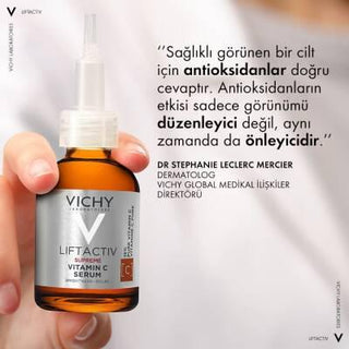 Vichy Liftactiv Supreme Vitamin C Serum: Brightens, Hydrates & Revitalizes Dull Skin - For Radiant, Even Skin Tone Vichy Vitamin C Serum: Brighten Dull Skin | Radiant Complexion Vitamin C serum, skin brightening serum, hyaluronic acid serum, Vichy Liftactiv Supreme, serum for dull skin, skin radiance, even skin tone serum, hypoallergenic serum, Vitamin C, Hyaluronic Acid, Thermal Water, face serum, skin care, beauty, radiance, dull skin, uneven skin tone, hydration, moisturizing, soothing, calming, sensitiv