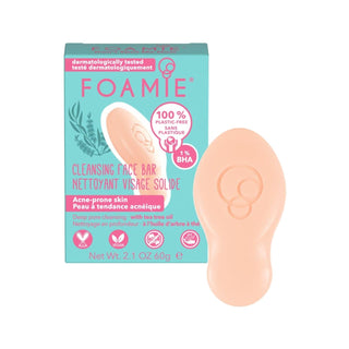 Foamie Don't Spot Me Now Cleansing Face Bar - Gentle Facial Cleansing Soap for Sensitive Skin, 60g Foamie Gentle Facial Cleansing Face Bar - 60g Cleansing Face Bar, Facial Cleansing Soap, Foamie Don't Spot Me Now, Yüz Temizleme Sabunu, Face Cleaning Bar, gentle facial cleansing, sensitive skin care, skincare routines, soap bar alternatives, portable cleansing, Foamie, facial care products