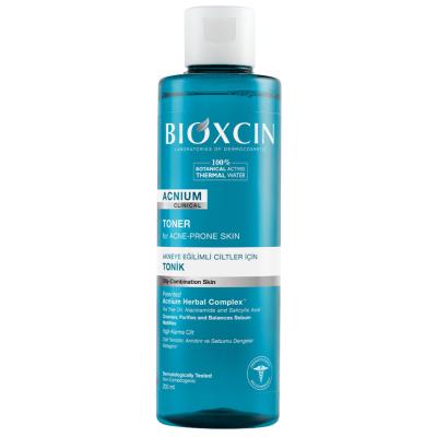 Bioxcin Acne Toning Solution for Oily Skin - Salicylic Acid & Zinc, Dermatologically Tested, 6.76 fl oz