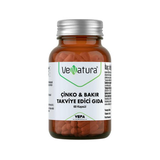 VeNatura Zinc & Copper Supplement: Boost Immunity & Balance Minerals - High Absorption Zinc Picolinate & Copper Sulfate - 60 Capsules VeNatura Zinc & Copper: Immune Support & Mineral Balance zinc supplement, copper supplement, zinc and copper, mineral supplement, zinc picolinate, copper sulfate, dietary supplement, immune support, zinc deficiency, copper deficiency, zinc, copper, supplement, minerals, immune system, health, wellness, adult supplement, dietary aid, zinc absorption, copper absorption, picolin