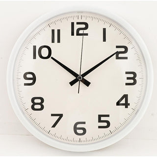 Muyika White Frame 30cm Wall Clock: Easy-to-Read Analog Clock for Home Decor - Modern Decorative Clock Muyika White Wall Clock 30cm - Easy to Read Home Decor Clock Wall clock, 30 cm wall clock, White frame wall clock, Decorative wall clock, Analog wall clock, Home decor clock, Living room clock, Bedroom Clock, wall clocks, clock, home decor, living room, bedroom, kitchen, office, simple clock, easy to read clock, clocks, decorative, home, gift, minimalist, modern, classic, time, timekeeping, round clock, wh