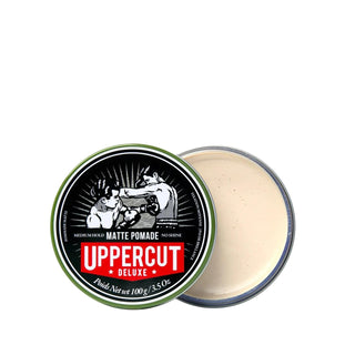 Uppercut Deluxe Matte Pomade 100g - Matte Finish Hair Styling for Men & Women Uppercut Deluxe Matte Pomade 100g - Matte Hair Styling Uppercut Deluxe Matte Pomade, matte hair pomade, hair styling product, men's grooming, hair holding product, hair care, grooming essentials, styling products, men's hair care, women's hair styling, premium hair products