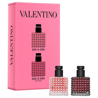 Valentino Mini Donna Born in Roma Perfume Set: Travel-Size Designer Fragrances - Eau de Parfum & Intense Sampler Valentino Donna Born in Roma Mini Perfume Set | Travel Fragrance Valentino perfume set, Donna Born in Roma, Donna Born in Roma Intense, mini perfume set, travel size perfume, designer fragrances, women's perfume, fragrance sampler, perfume gift set, Valentino, perfume, fragrance, eau de parfum, EDP, travel perfume, gift set, fragrance set, women's fragrance, designer perfume, luxury perfume, samp