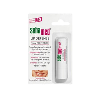 Sebamed Lip Care with SPF 30 - Natural Moisturizing Lip Balm for Dry, Chapped Lips - Sebamed Sebamed Lip Care SPF 30 - Protect & Moisturize Lip balm with SPF 30, Natural lip care, Sebamed lip balm, SPF lip protection, Moisturizing lip care, Lip care for dry lips, Sensitive lip care, Natural ingredients, UVA and UVB protection, Outdoor lip care