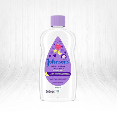 Johnson's Baby Oil Mildness Bed Time for Sensitive Skin, 10.14 fl oz - Gentle Infant Moisturizer