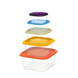 Beehome 5-Piece Storage Container Set - Kitchen Organization & Food Storage Solutions Beehome 5-Piece Storage Container Set for Kitchen Organization Storage Container Set, Kitchen Organization, Food Storage Solutions, Dishwasher Safe Containers, Stackable Kitchen Containers, Kitchen Essentials, Home Cooking, Meal Prep, Family Cooking, Durable Kitchenware