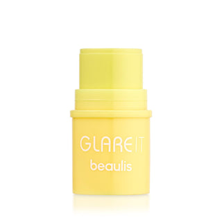 beaulis glare it mini stick highlighter pink dust, swatch of beaulis glare it mini stick pink dust, a woman applying beaulis glare it mini stick pink dust Beaulis Glare It Mini Stick Highlighter - Pink Dust Glow for All Skin Types Beaulis Glare It Mini Stick - Pink Dust Highlighter beaulis, highlighter, mini-stick, makeup, pink-dust, glow, illuminator, cosmetics, ai-generated, beauty