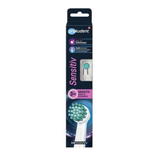 Prokudent Electric Toothbrush Replacement Heads for Sensitive Teeth - Gentle Oral Care, 3 Pack Prokudent Electric Toothbrush Heads for Sensitive Teeth electric toothbrush replacement heads, sensitive teeth, gentle oral care, Prokudent, Oral-B compatible, oral hygiene, toothbrush heads, sensitive gums, gentle cleaning