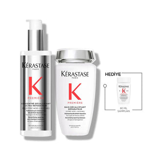 Kerastase Premiere Hair Repair Set for Damaged Hair - Luxury Nourishing Treatment Duo Kerastase Premiere Hair Repair Set - Luxury Hair Care Kerastase Premiere, Hair repair set, Damaged hair care, Luxury hair care products, Nourishing hair treatment, Hair care duo, Repairing hair products, Damaged hair solution, High-end hair care, Hair nourishment, Kerastase hair care