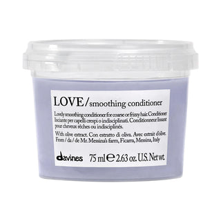 Mini LOVE Smoothing Conditioner - Anti-Frizz, Vegan, Sulfate-Free for All Hair Types Mini LOVE Smoothing Conditioner - Anti-Frizz & Vegan Hair Care Smoothing Conditioner, Anti-Frizz Hair Care, Vegan Hair Products, Sulfate-Free Conditioner, Hair Smoothing Treatment, Hair Care, Conditioner, Vegan, Sulfate-Free, Paraben-Free, Cruelty-Free, Hair Texture: Straight, Hair Texture: Wavy, Hair Texture: Curly, Hair Texture: Coily, Hair Type: Fine, Hair Type: Medium, Hair Type: Thick