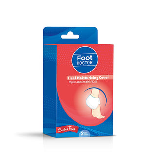 foot doctor moisturizing heel sleeves pack, close-up of foot doctor heel sleeves, application of moisturizing heel sleeves Foot Doctor Moisturizing Heel Sleeves for Cracked Heels - 2-Pack Foot Doctor Moisturizing Heel Sleeves - 2-Pack foot-doctor, moisturizing-heel-sleeves, cracked-heels, foot-care, gel-socks, heel-relief, skin-moisturizer, daily-use, softening-treatment, ai-generated