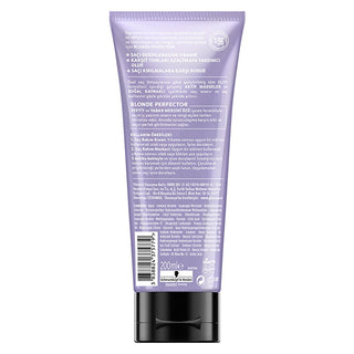 Gliss Blonde Perfector Purple Hair Mask: Anti-Brass, Color Correcting, & Peptide Repair for Blonde & Color Treated Hair Gliss Purple Hair Mask: Tone & Repair Blonde, Anti-Brass Purple hair mask, Blonde hair mask, Anti-brass mask, Color correcting mask, Peptide hair repair, Blueberry hair extract, Blonde perfector, Purple toning mask, Mask for blonde hair, Hair mask for color treated hair, hair mask, blonde hair, color treated hair, brassiness, toning, hair repair, peptide, blueberry extract, hair care, beau