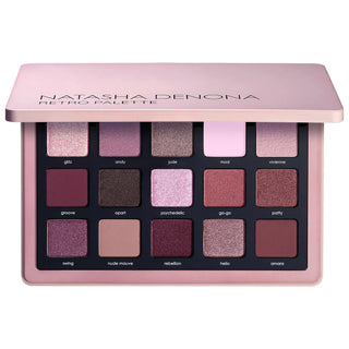 Natasha Denona Retro Eyeshadow Palette: 15 Romantic Burgundy, Mauve & Pigmented Shades - Create Stunning Retro Looks - Cruelty-Free & Recyclable Natasha Denona Retro Eyeshadow Palette: Romantic & Pigmented eyeshadow palette, retro eyeshadow, burgundy eyeshadow palette, mauve eyeshadow palette, pigmented eyeshadow, cruelty-free eyeshadow, Natasha Denona eyeshadow, long lasting eyeshadow, romantic eyeshadow look, recyclable eyeshadow palette, eyeshadow, makeup, eye makeup, eye palettes, romantic look, vintage