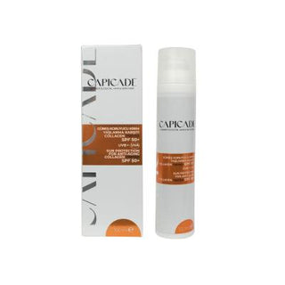 capicade spf50 collagen tinted sunscreen 100ml, sunscreen application with a natural glow, collagen tinted sunscreen for outdoor activities Capicade SPF50+ Collagen Tinted Sunscreen - 100 ml Capicade SPF50+ Collagen Tinted Sunscreen | 100 ml sunscreen, sp50, collagen, tinted-sunscreen, outdoor-skincare, sun-protection, beach-products, everyday-use, hydrating-sunscreen, ai-generated