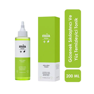 Mia Klinika Facial Toner - Gentle Exfoliating Pore Tightening Toner for Oily Skin, 6.76 fl oz Mia Klinika Facial Toner for Oily Skin - 6.76 fl oz Facial Toner, Pore Tightening Toner, Skincare for oily skin, Natural skincare products, Gentle exfoliating toner, skincare routine, pore minimizer, skin balancing, oil control, gentle skincare, radiant skin, healthy skin