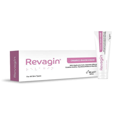 Revagin Skincare Cream for Sensitive Skin - Natural, Nourishing, and Hydrating with Hyaluronic Acid, Tea Tree Oil & Vita