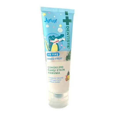 Dentiste Children's Toothpaste Mix Fruit Flavor for Kids 6+ Years - Postbiotic Technology & Fluoride for Stronger Teeth