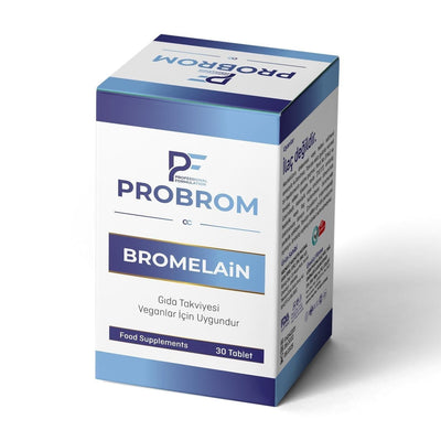PF Probrom Bromelain 500mg Digestive Health Supplement - 30 Tablets, Supports Digestion & Reduces Inflammation