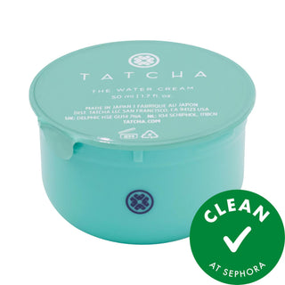 Tatcha The Water Cream: Oil-Free Pore Minimizing Refillable Moisturizer | Lightweight Hydration & Smooth Texture Tatcha Water Cream: Oil-Free Moisturizer for Poreless Skin oil-free moisturizer, pore minimizing moisturizer, refillable moisturizer, lightweight gel cream, BHA alternative skincare, Japanese skincare, hydrating moisturizer for oily skin, cruelty-free moisturizer, face cream for pores, best moisturizer for combination skin, moisturizer, face cream, skincare, oily skin, combination skin, pores, dr