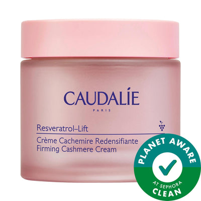 Caudalie Resveratrol Lift Retinol Alternative Firming Cashmere Moisturizer - Anti-Aging Skincare with Hyaluronic Acid & 