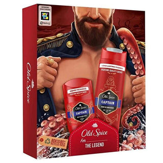 Old Spice Men's Grooming Gift Set - Deodorant & Body Wash with Masculine Fragrance, Eco-Friendly Packaging Old Spice Men's Grooming Gift Set - Refreshing & Eco-Friendly Men's grooming gift set, Deodorant and body wash set, Old Spice Captain, Masculine fragrance gift, Eco-friendly packaging, Grooming products for men, Gift ideas for him, Personal care products, Men's grooming essentials, Old Spice gift set