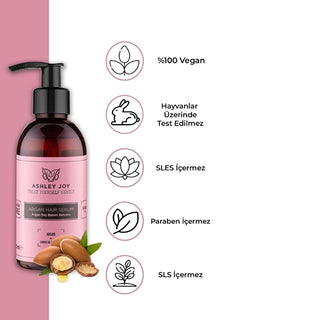 Ashley Joy Argan Oil Hair Serum: Revitalize Dry & Damaged Hair, Boost Shine & Strength with Vitamin A - 3.38 fl oz Ashley Joy Argan Oil Serum: Repair Dry Hair & Boost Shine Argan Oil Hair Serum, Hair Repair Serum, Dry Hair Treatment, Damaged Hair Serum, Hair Shine Serum, Vitamin A Hair Serum, Ashley Joy Hair Serum, Moisturizing Hair Serum, Hair Revitalizing Serum, argan hair serum, hair serum, hair care, argan oil, vitamin A, carrot oil, dry hair, damaged hair, hair shine, moisturizing, revitalizing, hair t