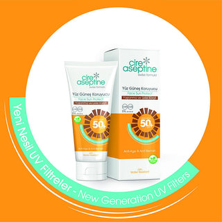 Cire Aseptine 50+ SPF Anti-Aging Sunscreen Cream - UVA/UVB Protection, Vegan Formula, Blemish Control - 50ml Cire Aseptine 50+ SPF Sunscreen - Anti-Aging & Blemish Control sunscreen for face, anti-aging sunscreen, blemish control sunscreen, 50+ SPF sunscreen, vegan sunscreen, high protection sunscreen, dermatological tested sunscreen, water resistant sunscreen, UVA UVB protection sunscreen, sun protection cream, face sunscreen, anti aging, blemish control, high SPF, UVA protection, UVB protection, vegan, de