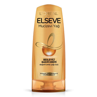 Loreal Paris Elseve Mucizevi Yağ Besleyici Bakım Kremi - Nourishing Hair Cream with Amla Oil for Softness & Shine Loreal Paris Elseve Hair Cream for Soft & Shiny Hair Loreal Paris Elseve, Hair care cream, Amla oil hair treatment, Nourishing hair cream, Softening hair product, Hair nourishment, Soft hair, Shiny hair, Easy combing, Normal hair care, Dry hair care, Hair care routine, Hair health, Amla oil benefits