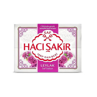Hacı Şakir Lilac Scented Soap Bar - 4 x 150g - Deep Cleansing & Refreshing Bath Experience Hacı Şakir Lilac Soap Bar - Deep Cleansing & Refreshing Lilac scented soap, Body cleansing bar, Hacı Şakir soap, Bulk soap purchase, Refreshing bath products, Soap bar, Personal hygiene products, Fragrant bathing experience, Deep cleansing soap, Luxurious bath routine