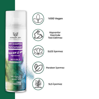 Ashley Joy Fresh & Up Dry Shampoo: Instantly Refreshes, Absorbs Oil & Cleanses Hair for Natural Look - 200 ml Ashley Joy Dry Shampoo: Oil Absorbing Hair Refresher - 200ml dry shampoo, oil absorbing shampoo, hair refresher spray, natural dry shampoo, quick hair cleanse, Fresh & Up Dry Shampoo, Ashley Joy Dry Shampoo, dry shampoo for oily hair, waterless hair cleaner, hair care, beauty, personal care, oily hair, hair refresh, instant hair cleanse, travel hair care, 200ml, spray, hair volumizer, hair texture, 