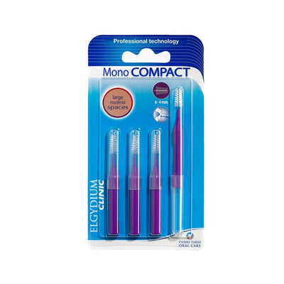 Elgydium Elgydium Clinic Mono Compact Mor Arayüz Fırçası - Compact Toothbrush for Specialized Oral Care